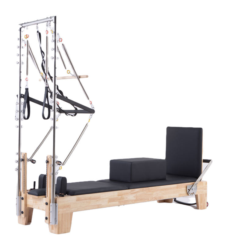 Pilates Wood Reformer With Tower T2-Cunruope®